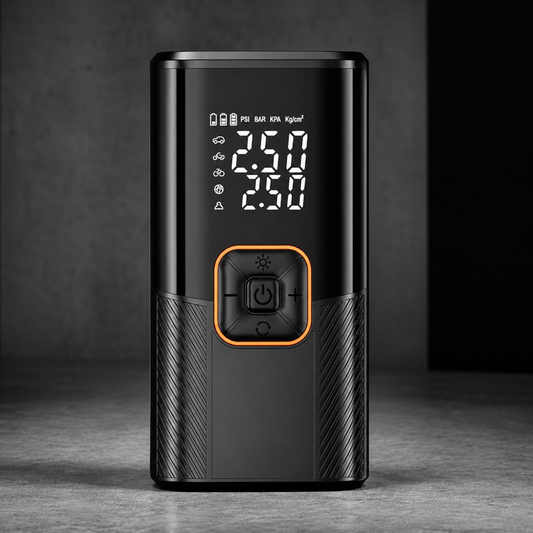 AURA Portable Tire Inflator Air Compressor | Cordless 150 PSI Electric Air Pump