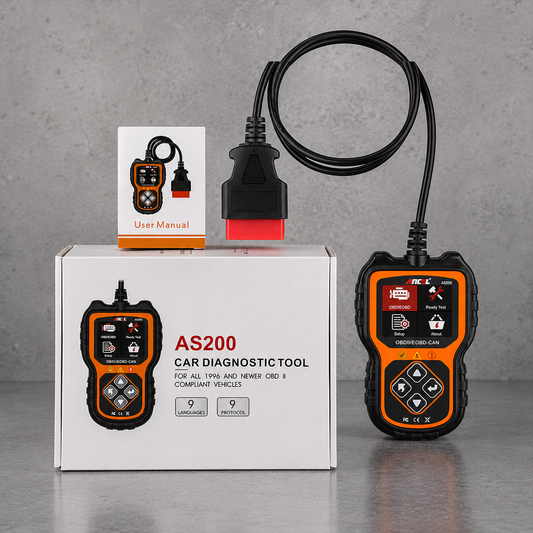 AURA AS200 OBD2 Scanner – Multilingual Car Diagnostic Tool