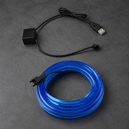AURA Glow – USB LED Ambient Light Strip for Car Interior