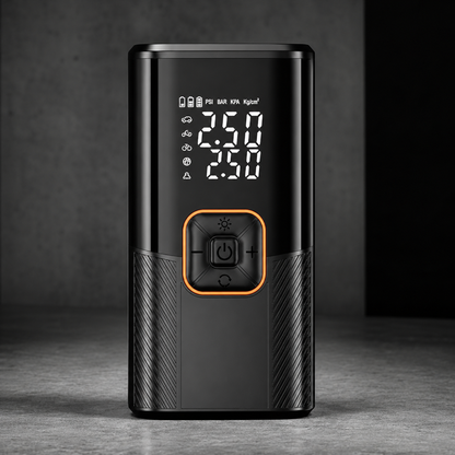 AURA Portable Tire Inflator Air Compressor | Cordless 150 PSI Electric Air Pump